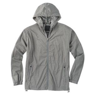 Linksoul Packable Rain Jacket Grey Small